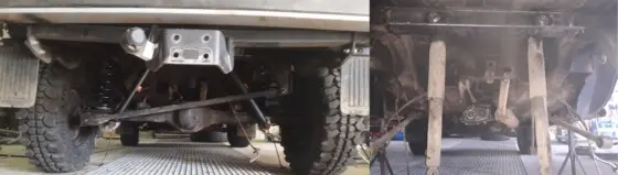Fahrwerke Achsen Verschränkung Lada